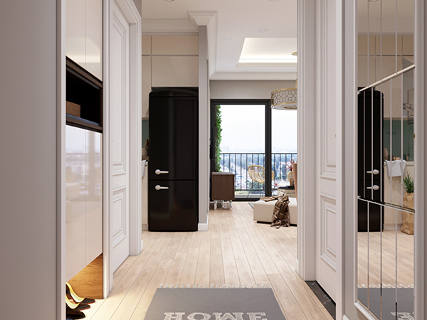 Mẫu thiết kế nội thất chung cư đơn giản siêu hiện đại