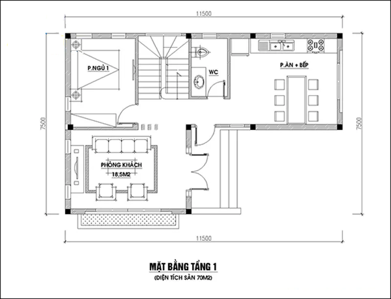 Nhà 2 tầng nông thôn mang vẻ đẹp tân tiến, hợp thời