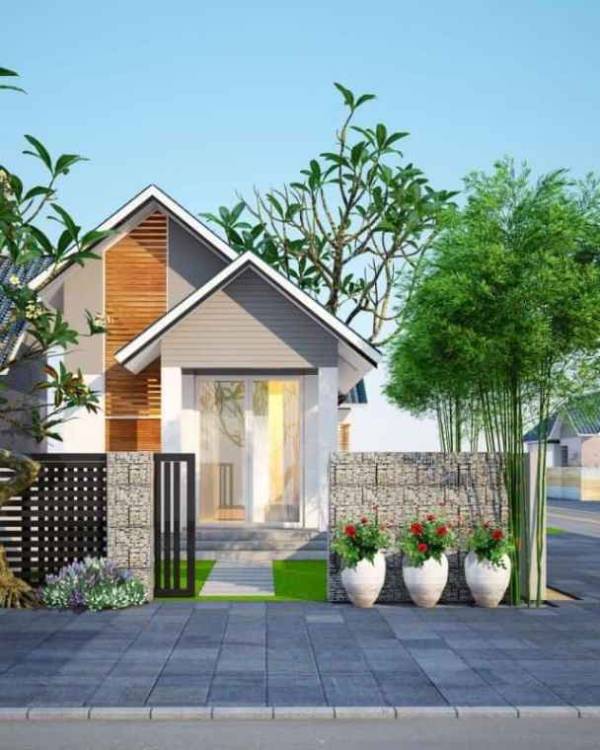 Thiết kế nhà cấp 4 đẹp 4x20m