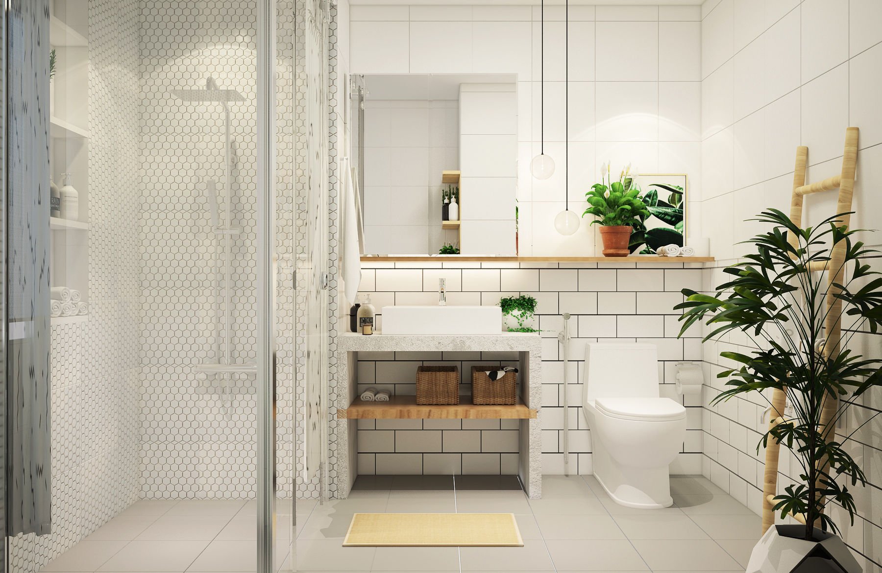 Các mẫu nhà vệ sinh phù hợp với phong cách nội thất cổ điển
